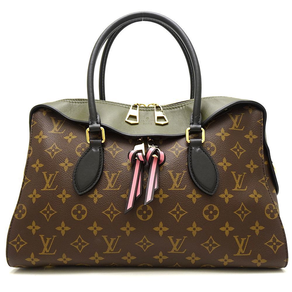 Louis Vuitton Monogram Tuileries Tote Khaki Pink
